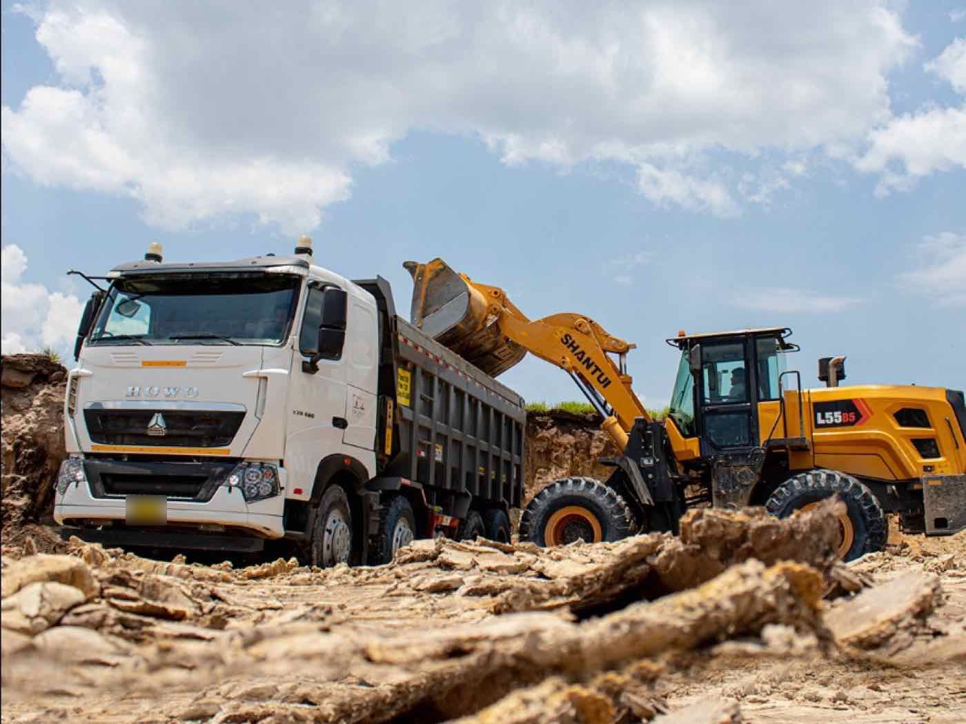 Carguío con cargador frontal