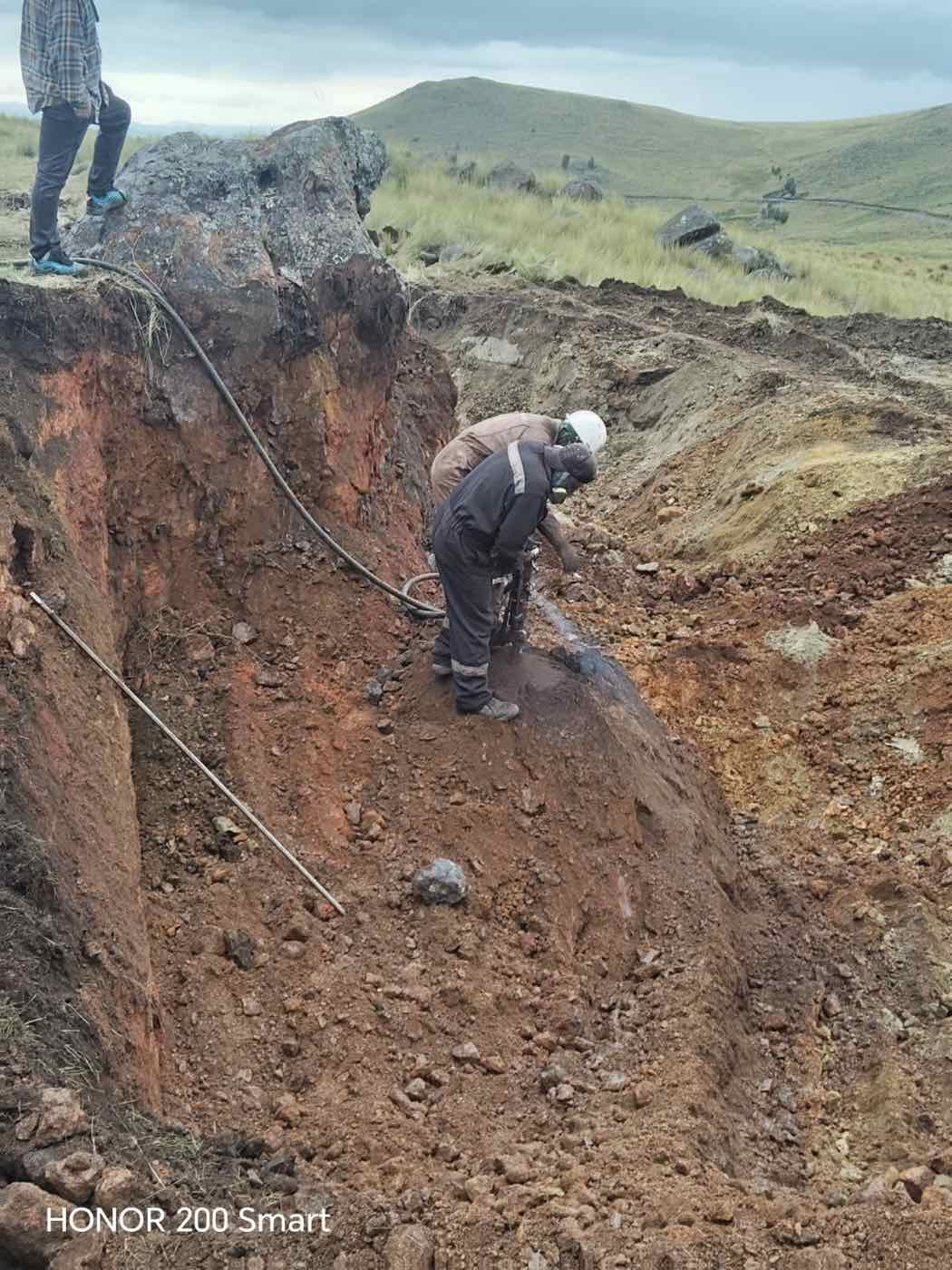 Muestreo de afloramiento